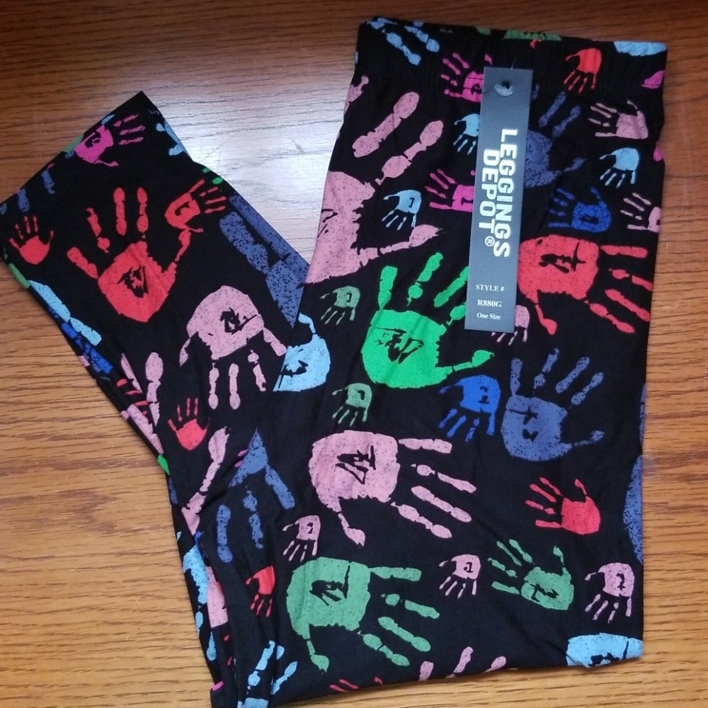 👐 Handprints leggings